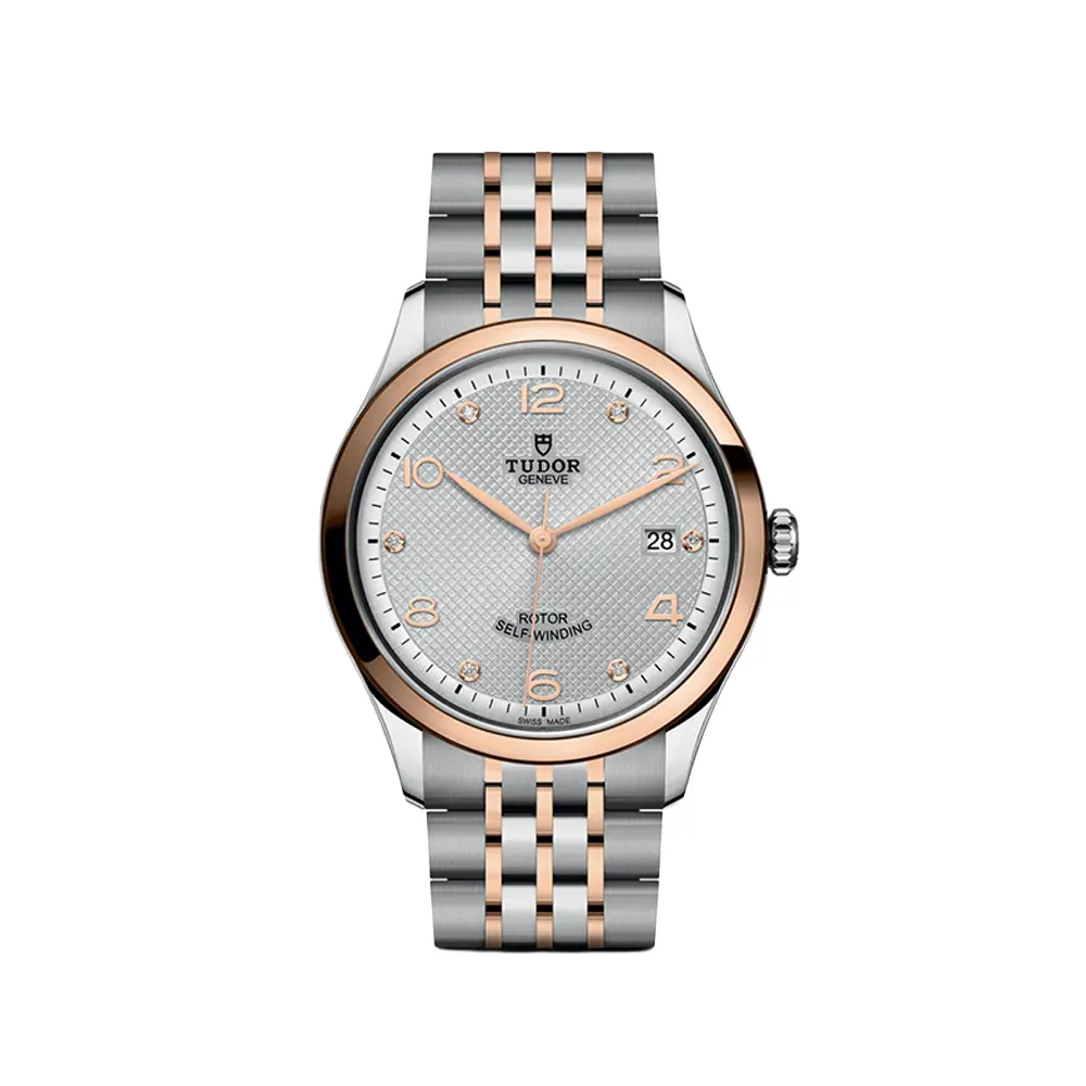 1926 Rose Gold Two-Tone 39Mm - Silver, Diamond-Set On Bracelet 1