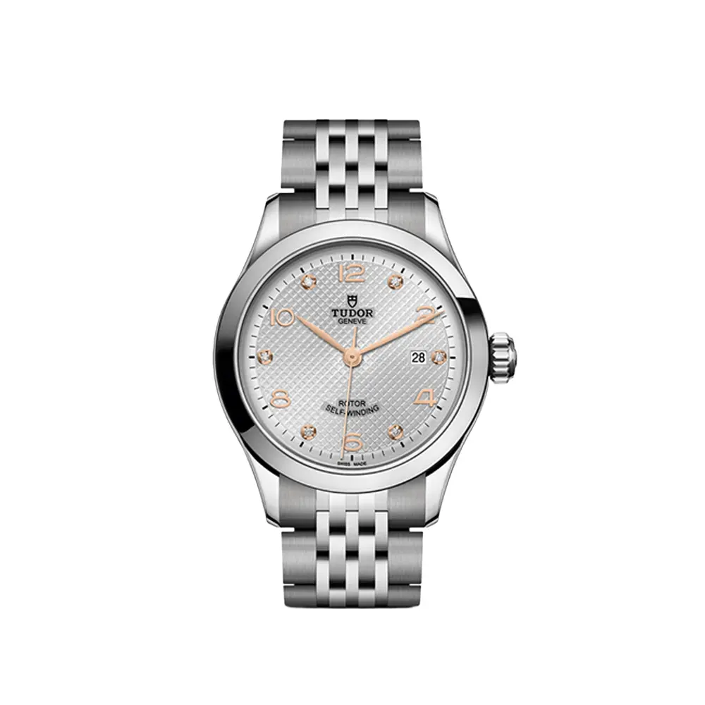 1926 28Mm - Silver, Diamond-Set On Bracelet 1