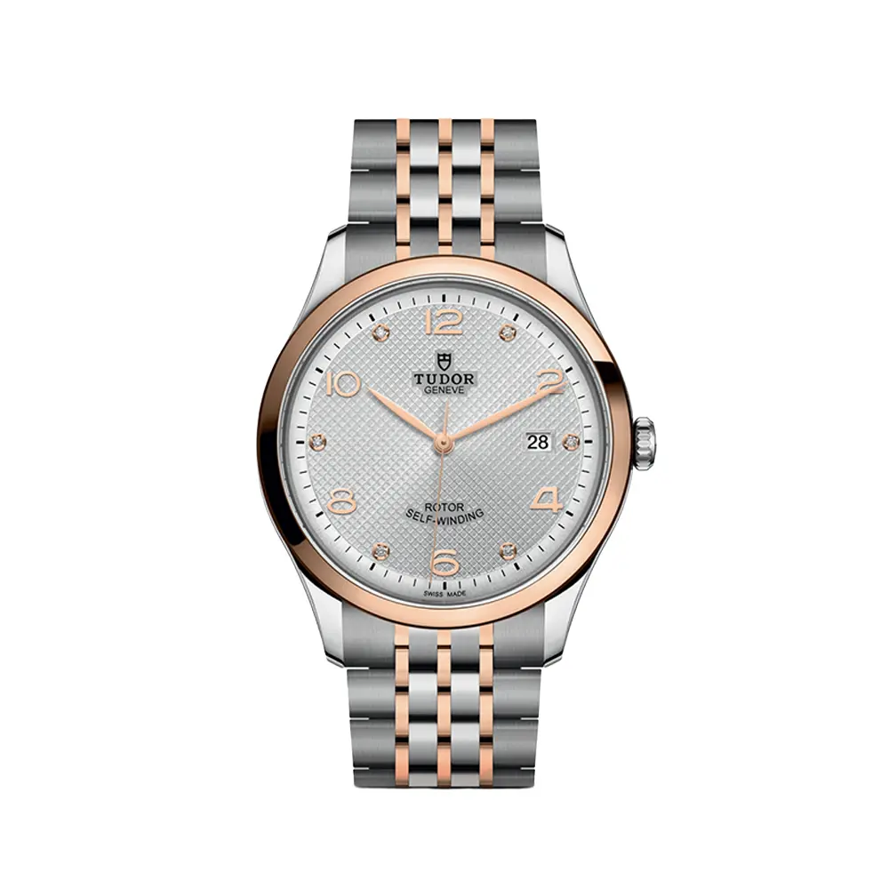 1926 Rose Gold Two-Tone 41Mm - Silver, Diamond-Set On Bracelet 1