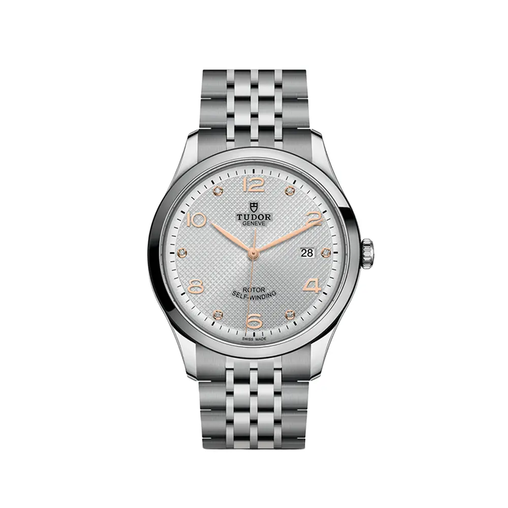 1926 41Mm - Silver, Diamond-Set On Bracelet 1