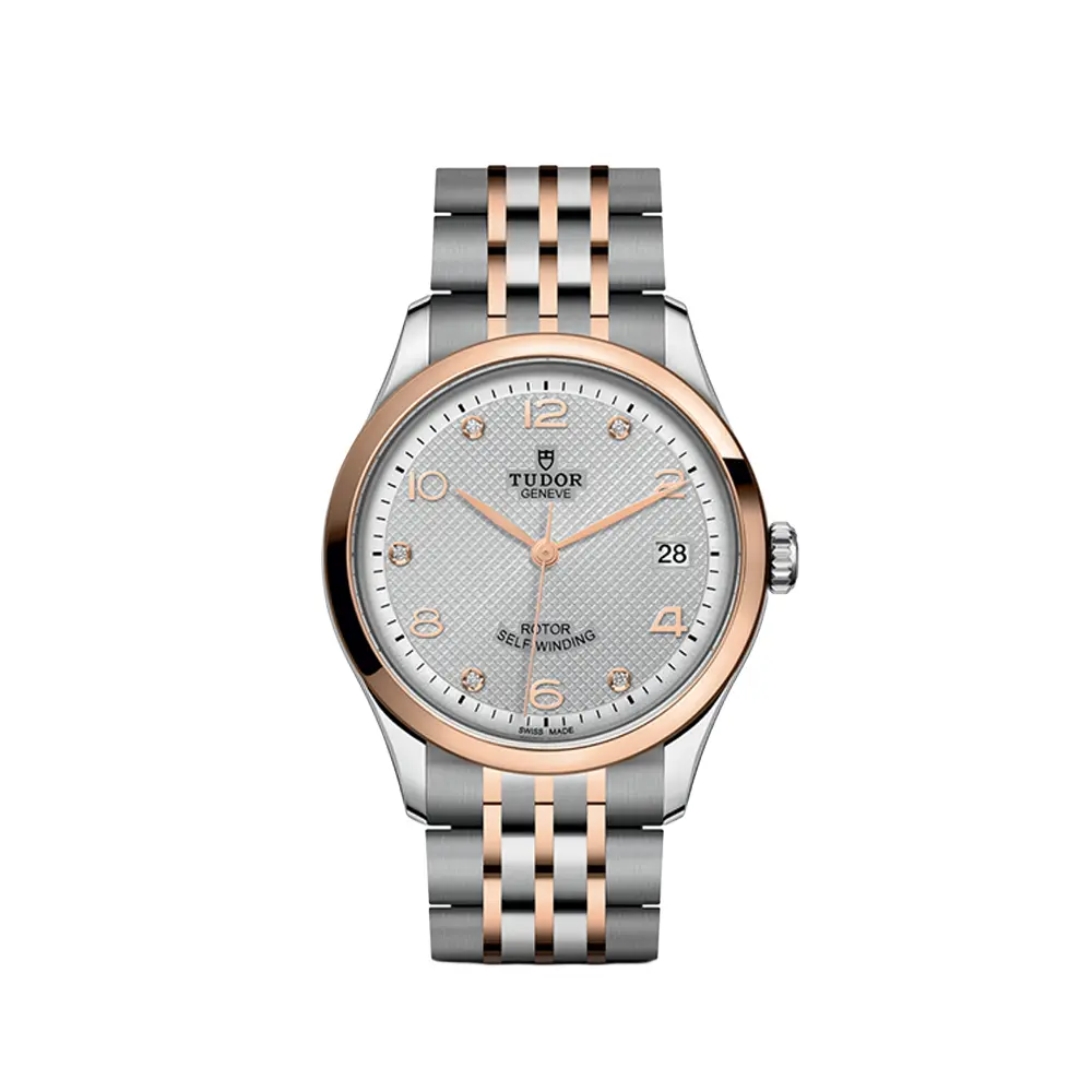 1926 Rose Gold Two-Tone 36Mm - Silver, Diamond-Set On Bracelet 1