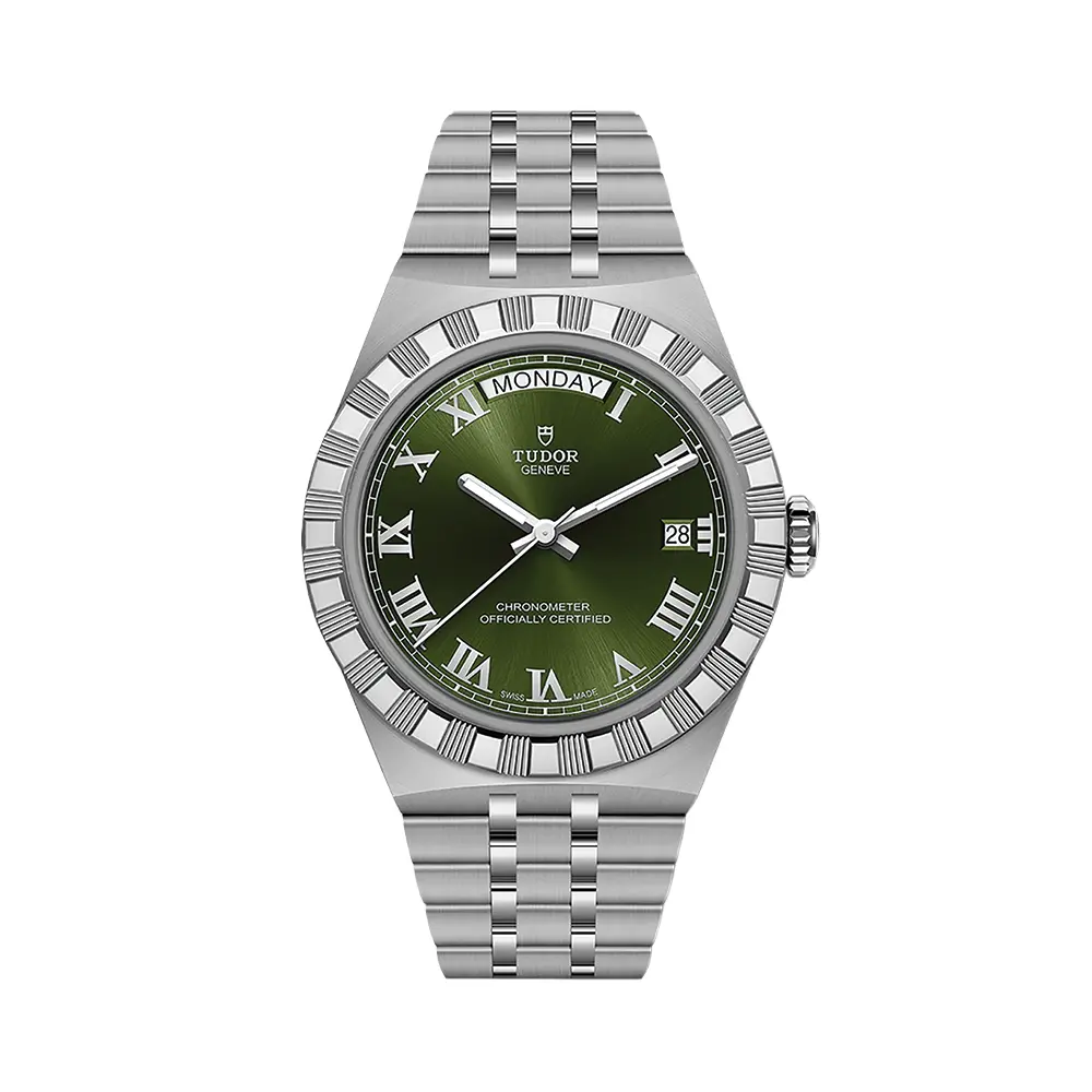 Tudor Royal Day/Date 40Mm - Green On Bracelet 1