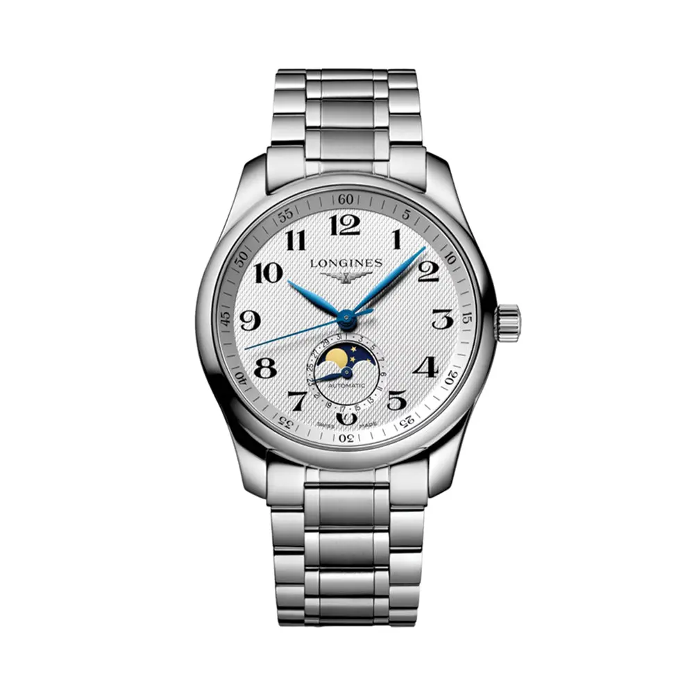 Master Collection Moonphase 40Mm - Silver "Barleycorn" On Bracelet 1