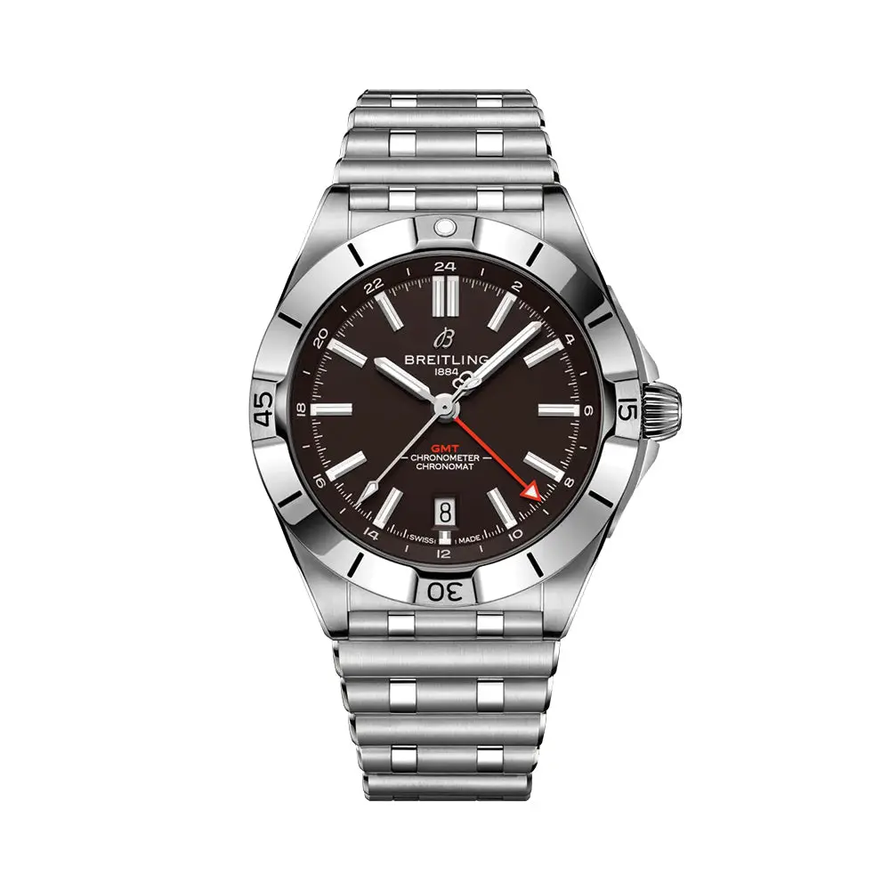 Chronomat Gmt Browns Limited Nfl Edition 40Mm - Brown On Bracelet 1