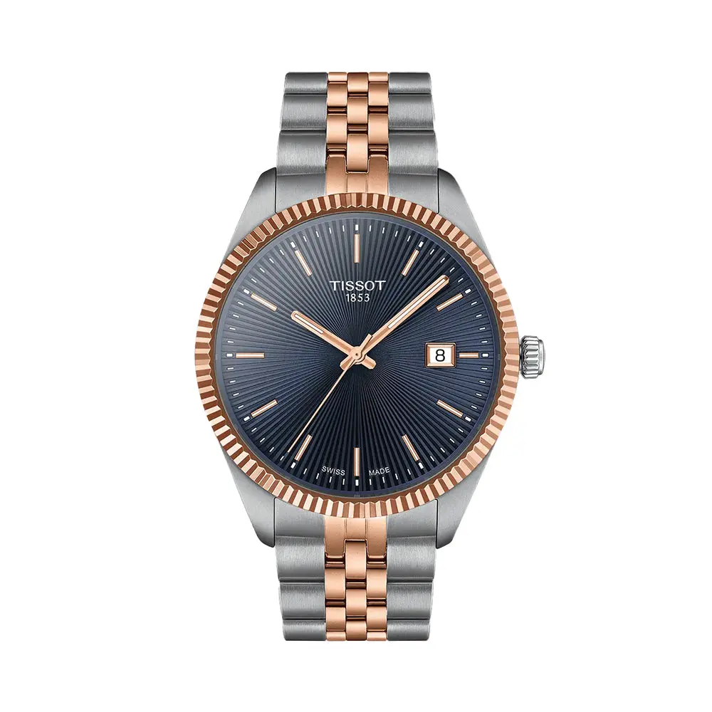 Ballade Quartz 40Mm - Blue Dial On Two-Tone Bracelet 1