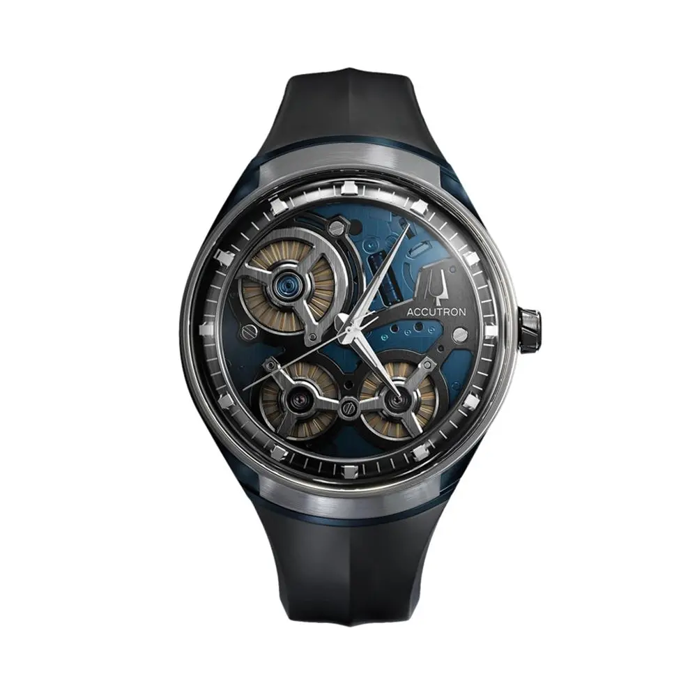 Electrostatic Dna 45Mm - Blue/Grey On Rubber Strap 1