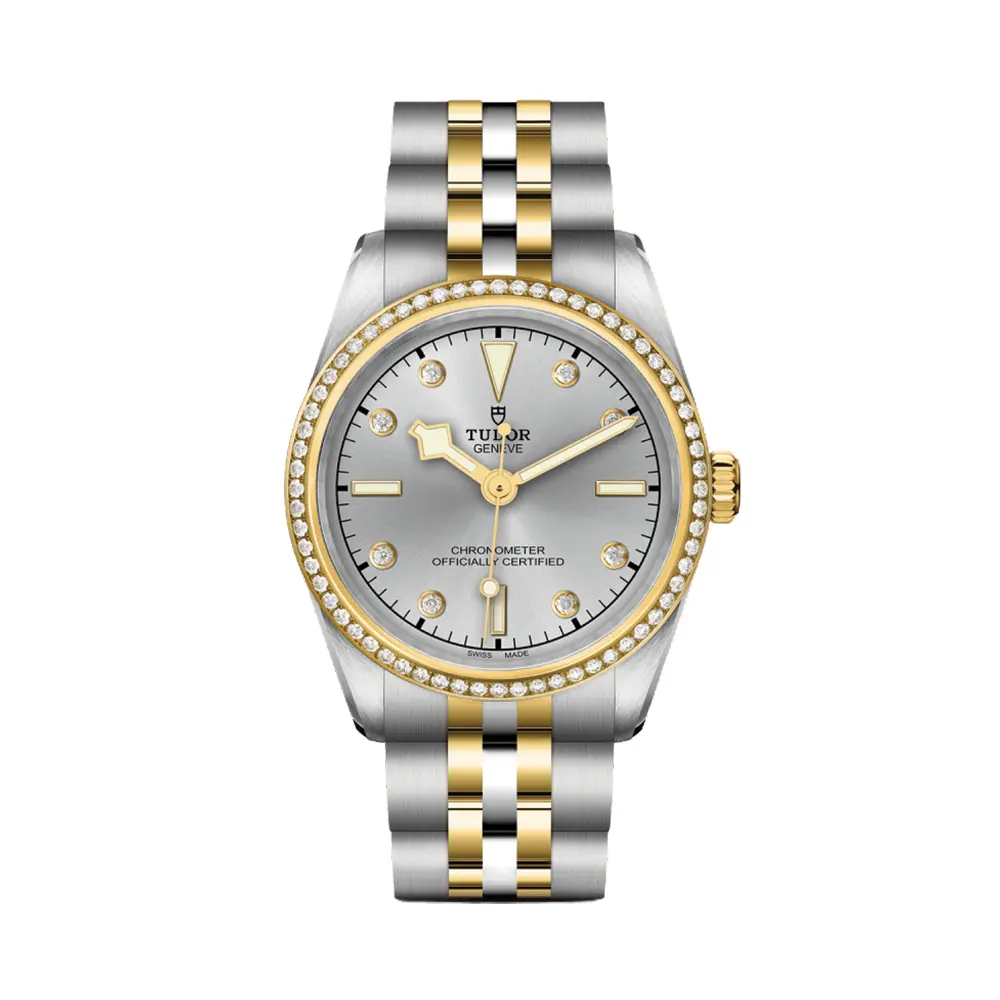 Black Bay One S&G 31Mm - Silver, Diamond-Set, Diamond Bezel On Bracelet 1
