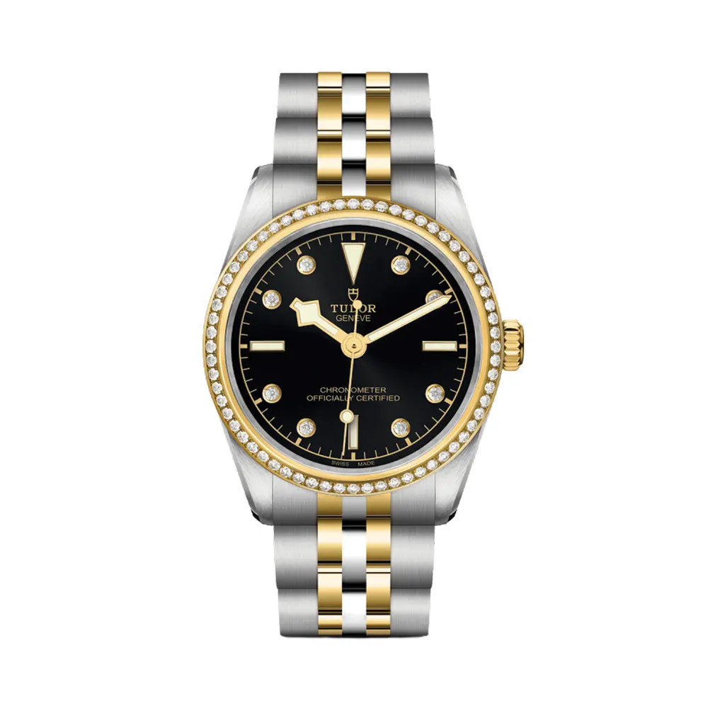 Black Bay One S&G 31Mm - Black, Diamond-Set, Diamond Bezel On Bracelet 1