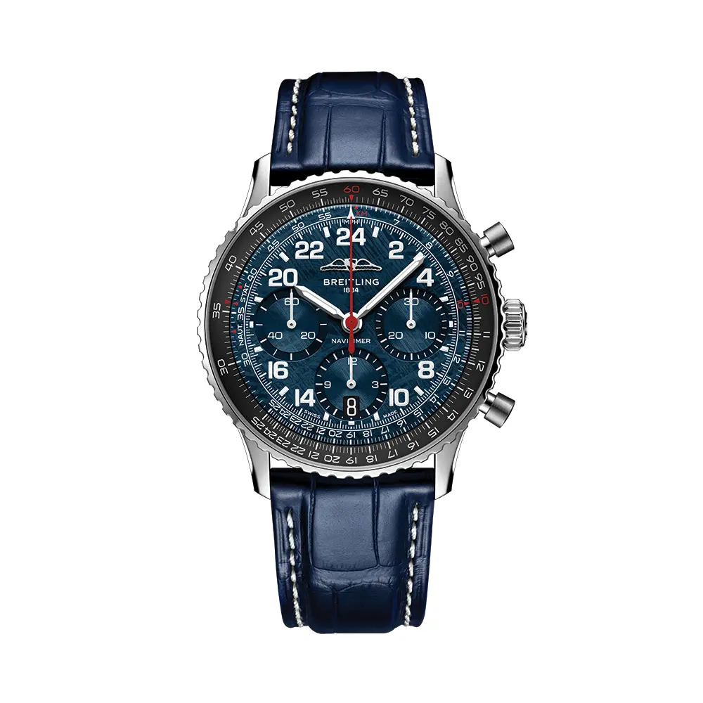 Navitimer B02 Chronograph Limited Edition Cosmonaute Artemis Ii 41Mm - Blue On Leather Strap 1