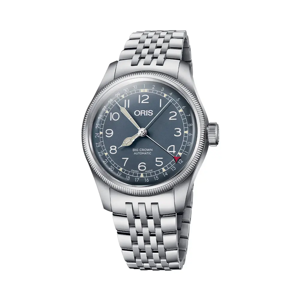 Big Crown Pointer Date 40Mm - Blue On Bracelet 1