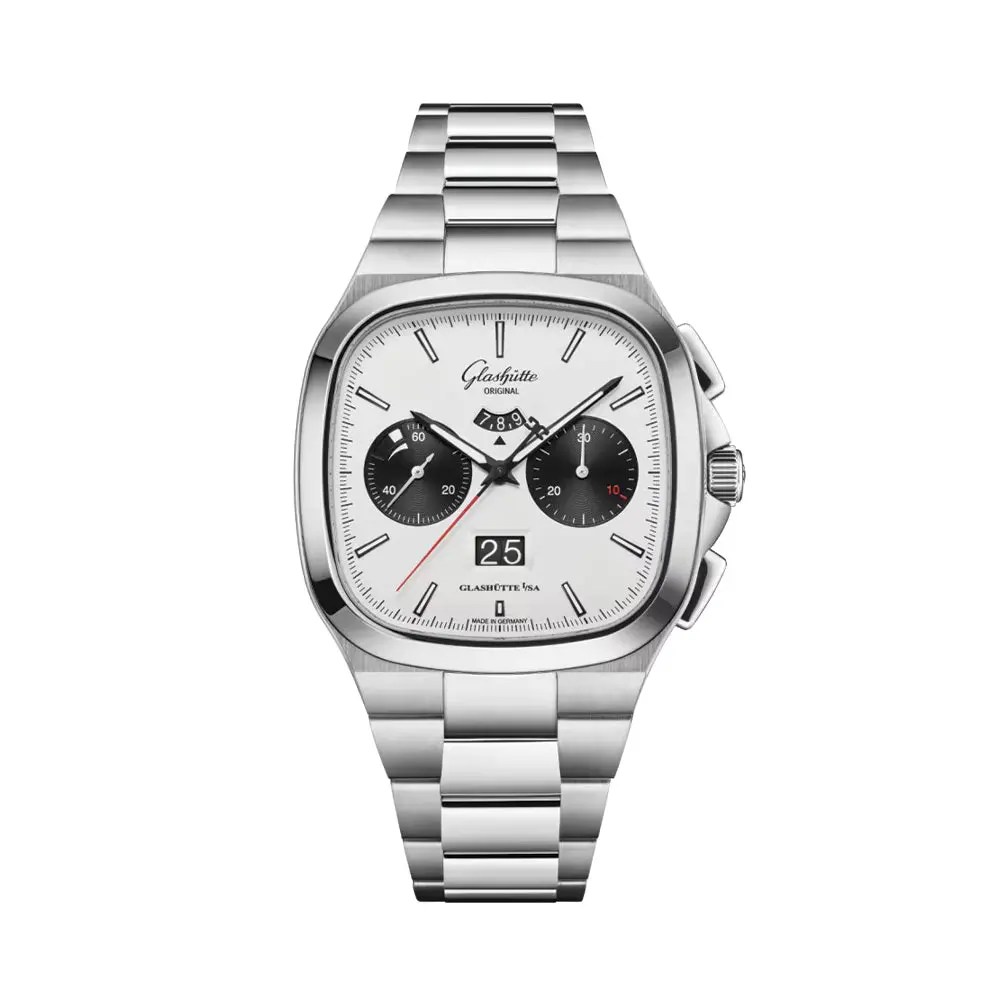 Seventies ‘X’ Chronograph North America Limited Edition 40Mm - White On Bracelet And Rubber Strap 1