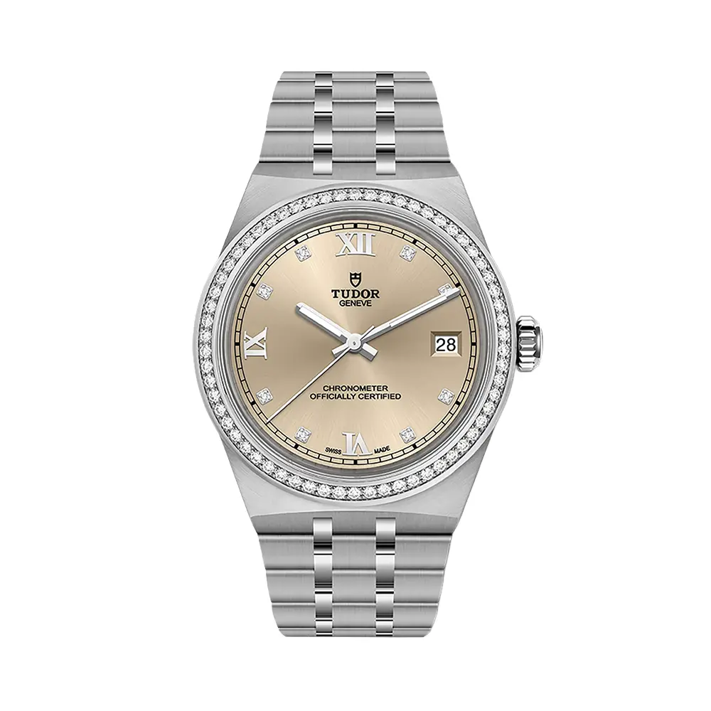 Tudor Royal 36Mm - Ivory, Diamond-Set On Bracelet 1