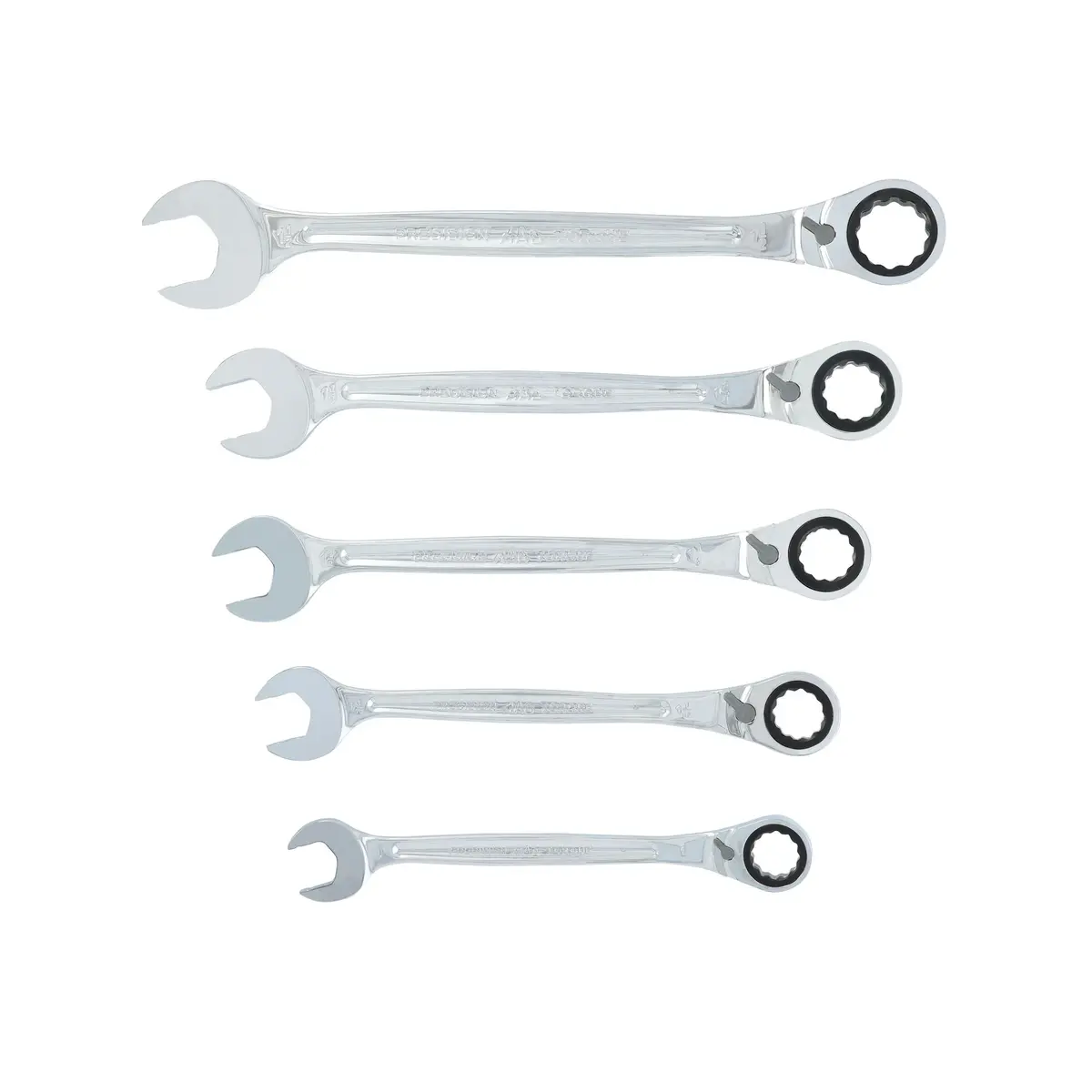 5-Pc. Sae Large Reversible Ratcheting Wrench Set 1