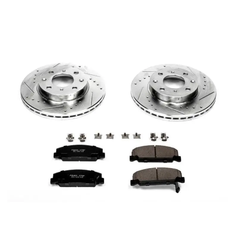 Power Stop Z23 Evolution Sport Brake Kit – Front Brakes For 1990–2000 Honda Civic 1