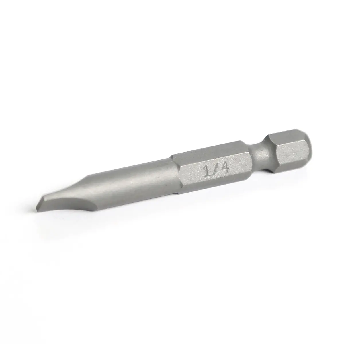 1/4" Hex Drive Slotted Bit 2" - 1/4" 1