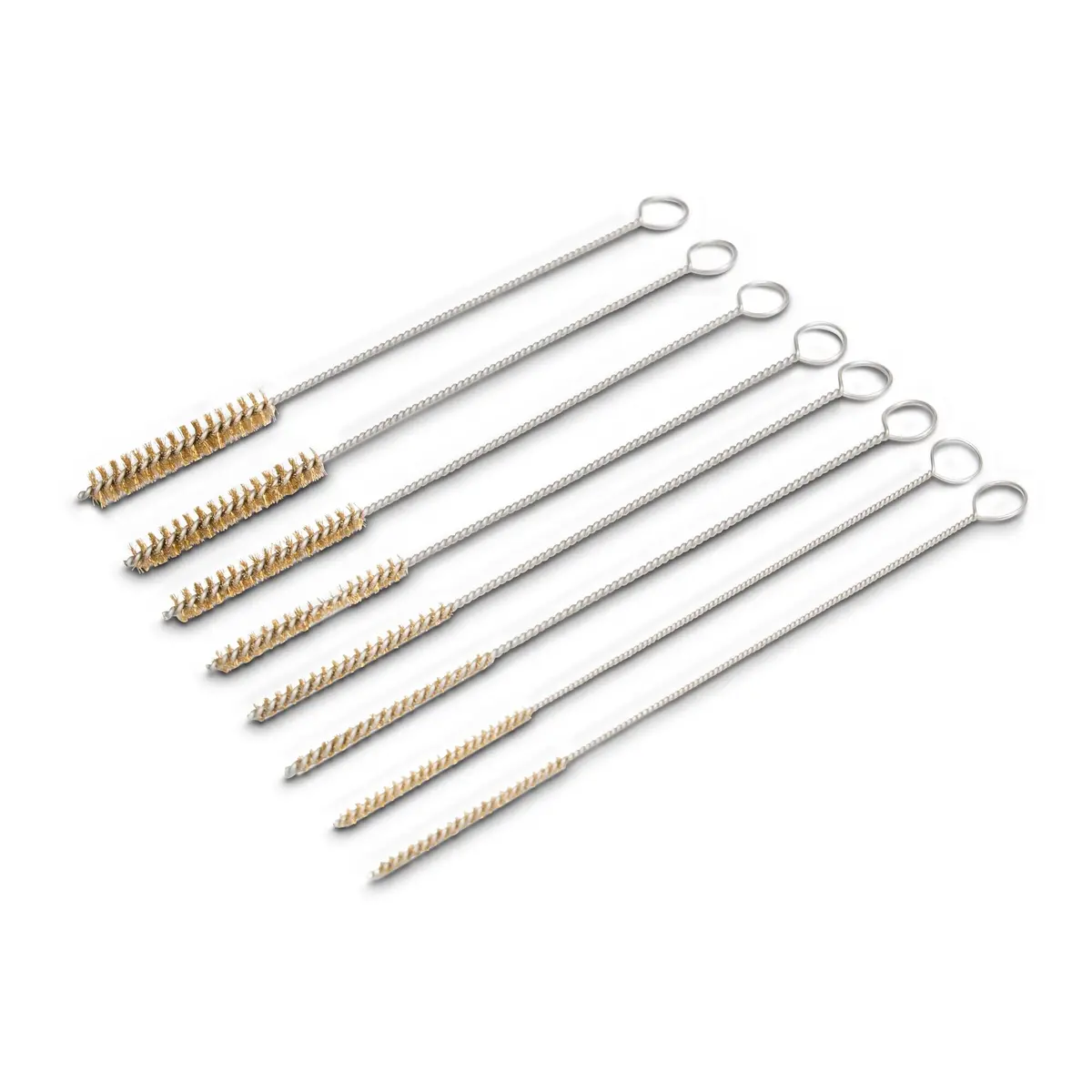 8-Pc. Brass Micro Bore And Valve-Guide Brush Set 1