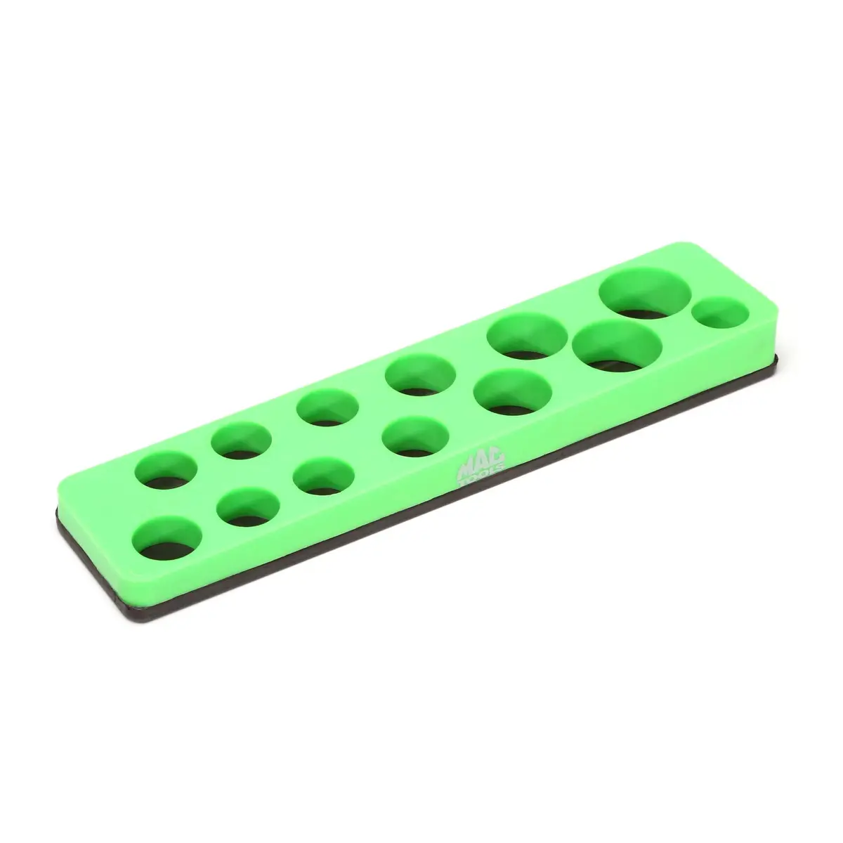 3/8" Shallow - Magnetic Socket Holder - Green 1