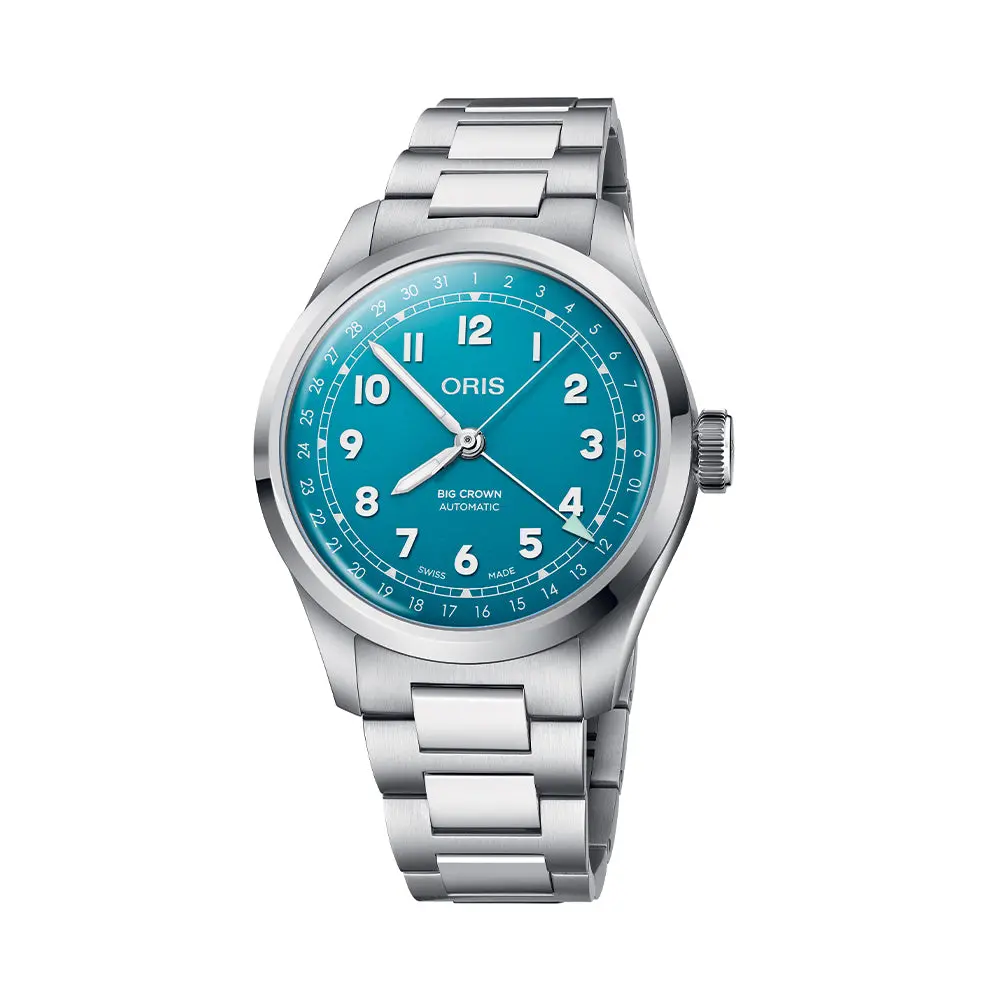 Big Crown Pointer Date 40Mm - Blue On Bracelet 1