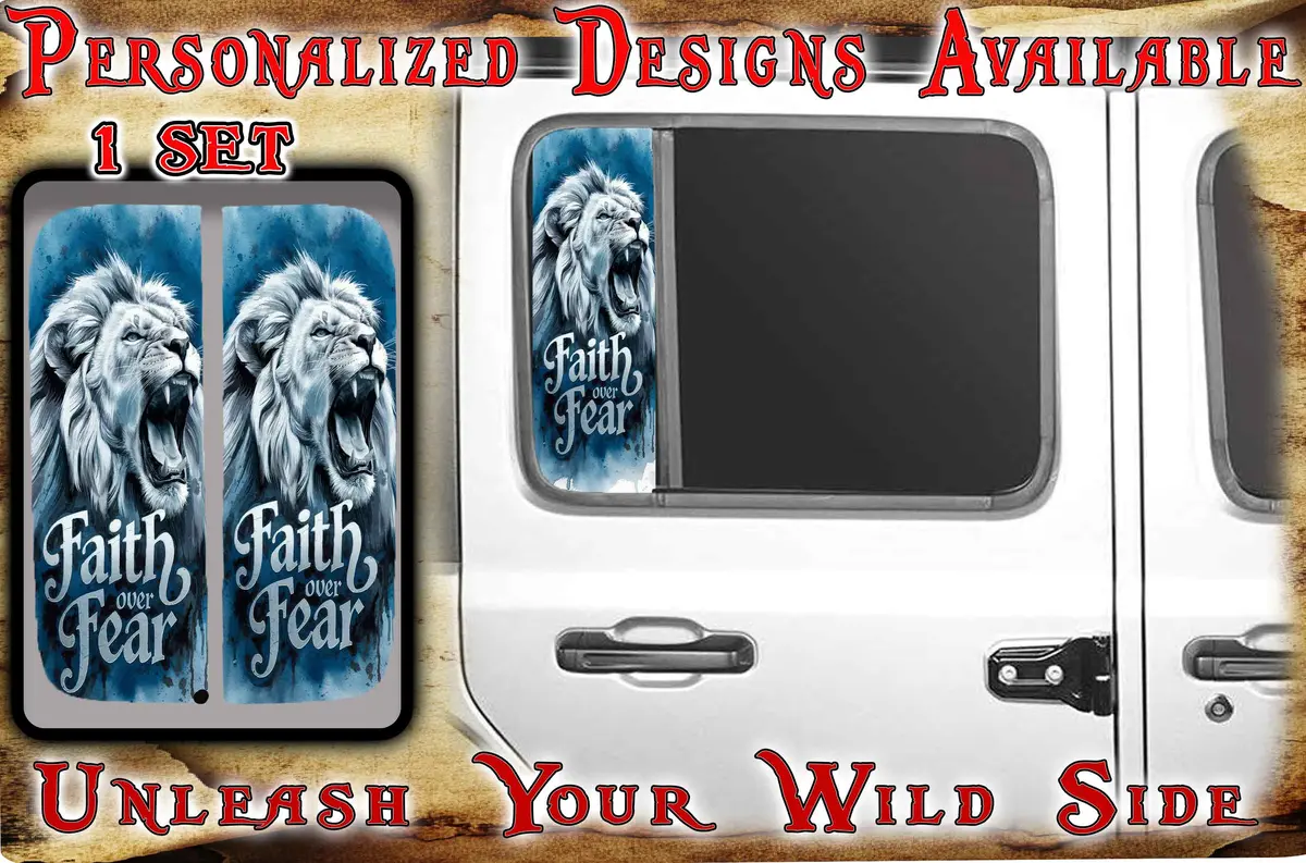 Faith Over Fear Side Door Window  204 1