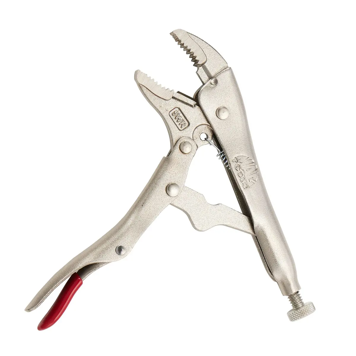 5" Curved Jaw Trigger Release Locking Pliers - Red 1
