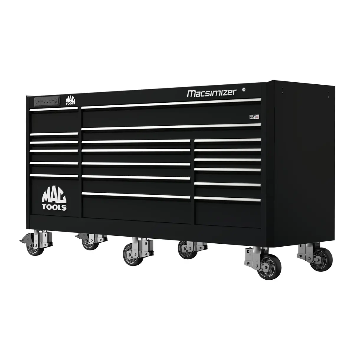 Macsimizer® 19-Drawer Workstation - Flat Black 1