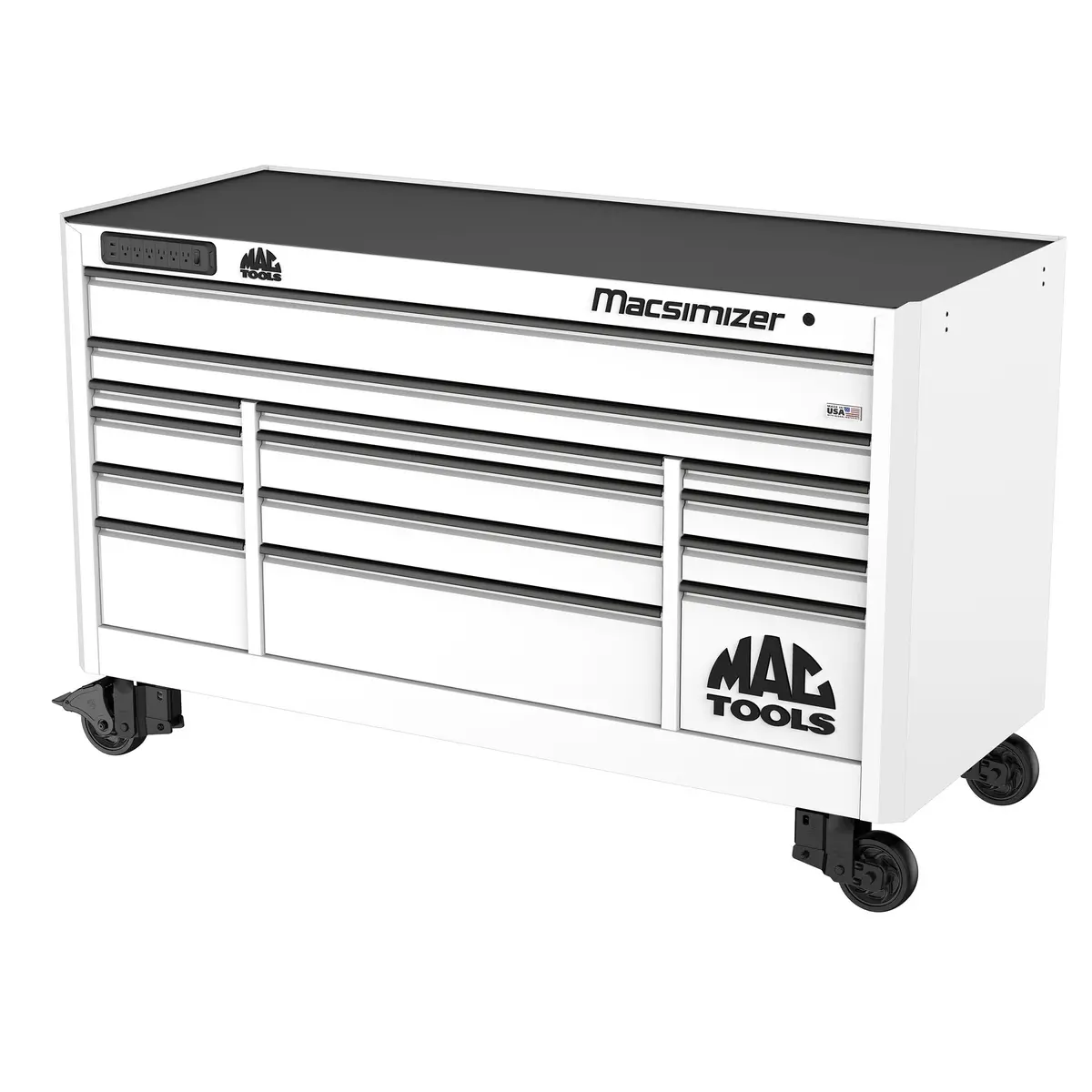 Macsimizer® 14-Drawer Workstation - Titanium White 1