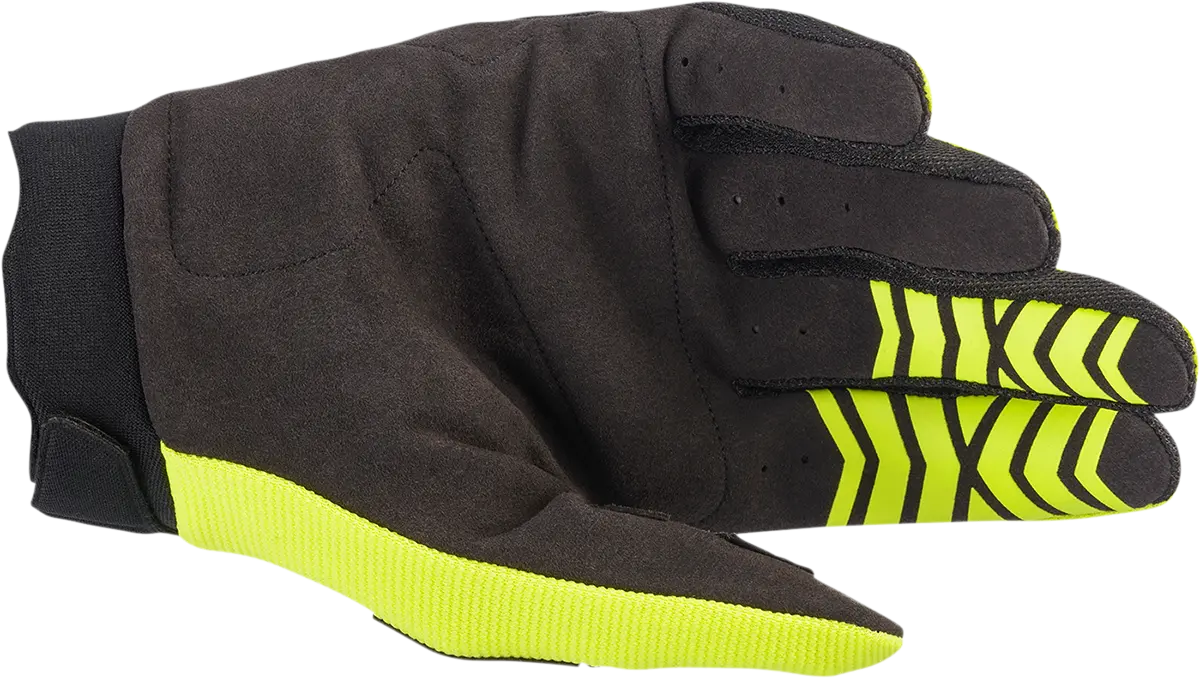 Alpinestars Full Bore Motorcycle Gloves – Yellow/Black, Medium Size (Model 3563622-551-M) 1