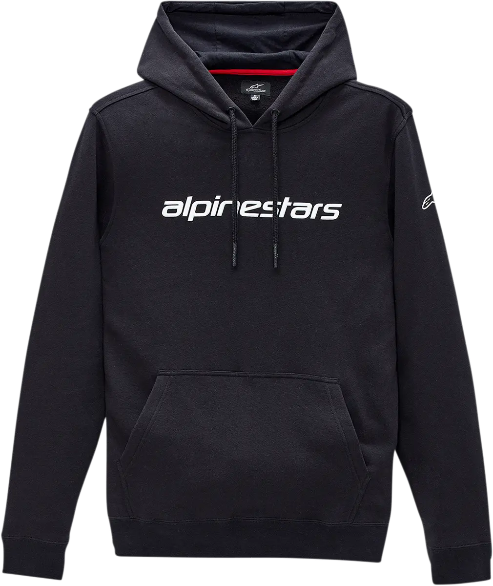 Alpinestars Linear Hoodie – Black, Size Large 1