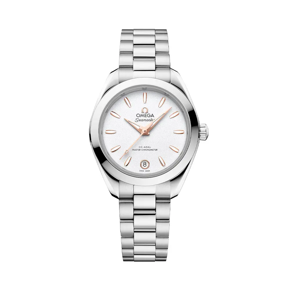 Seamaster Aqua Terra 150M 30Mm - White On Bracelet 1