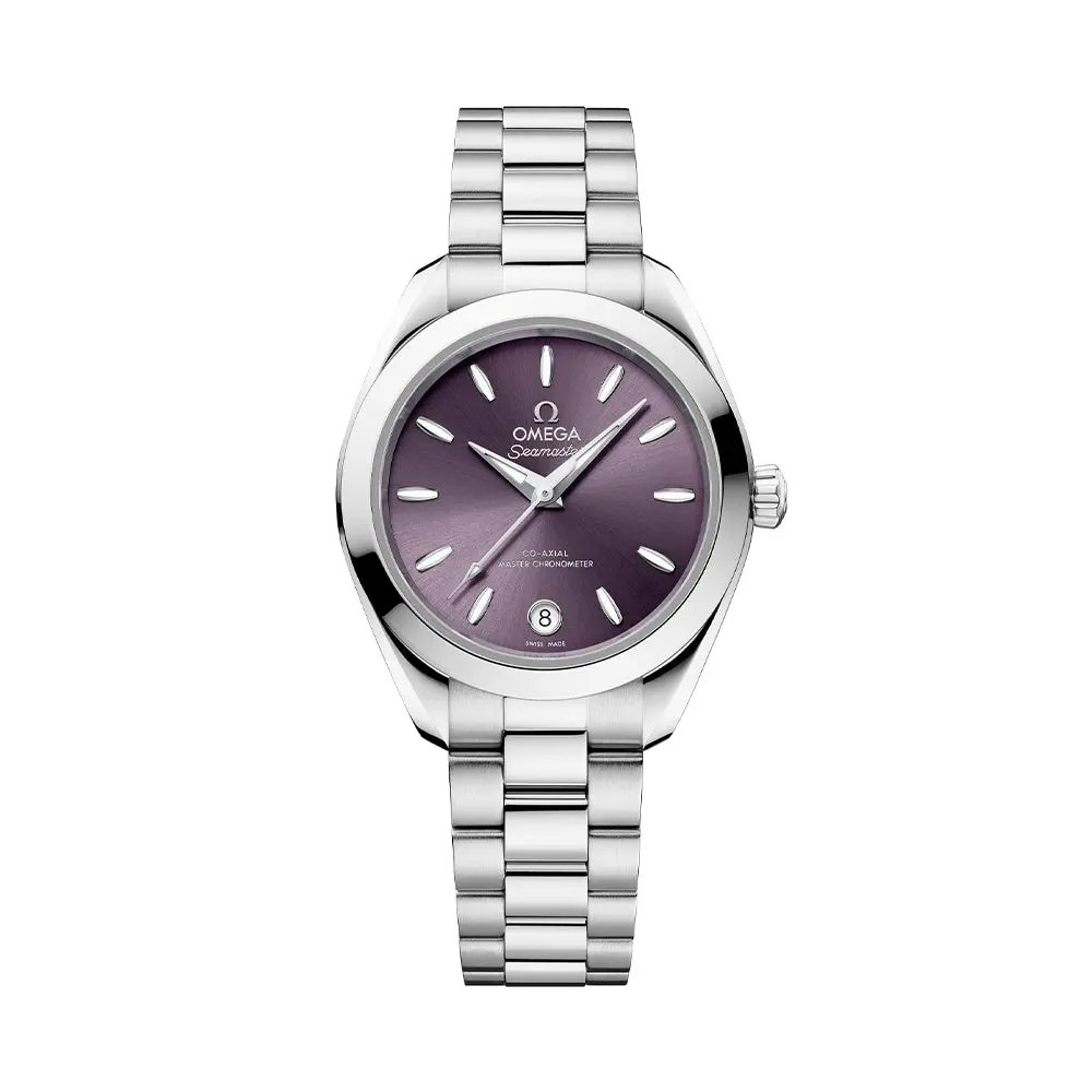 Seamaster Aqua Terra 150M 30Mm - Purple On Bracelet 1
