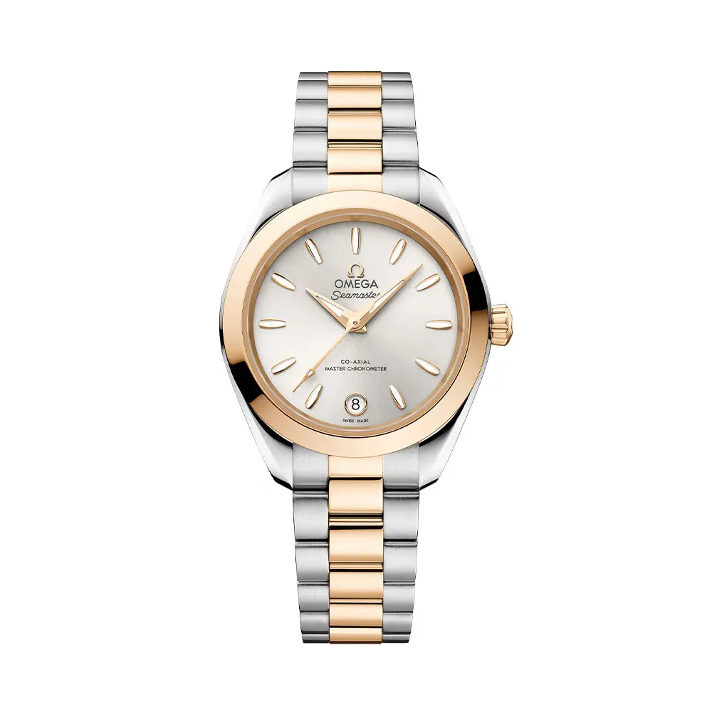 Seamaster Aqua Terra 150M Two-Tone 30Mm - Silver On Bracelet 1
