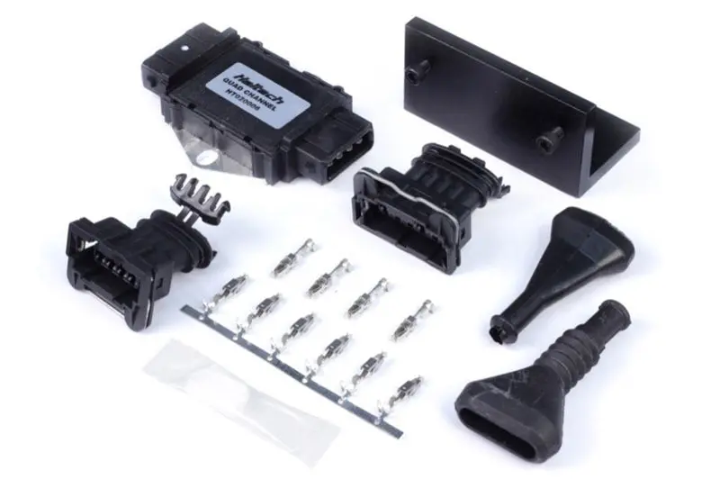 Haltech Quad-Channel Oem Igniter Module (Dumb) – Includes Plugs, Pins, Mounting Bracket, And Thermal Paste 1