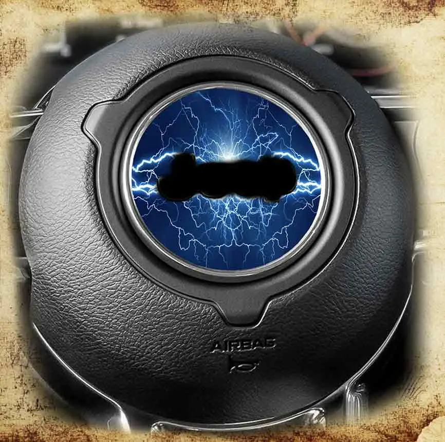 Blue LED Steering Wheel Decal Lighting Kit – Model 141