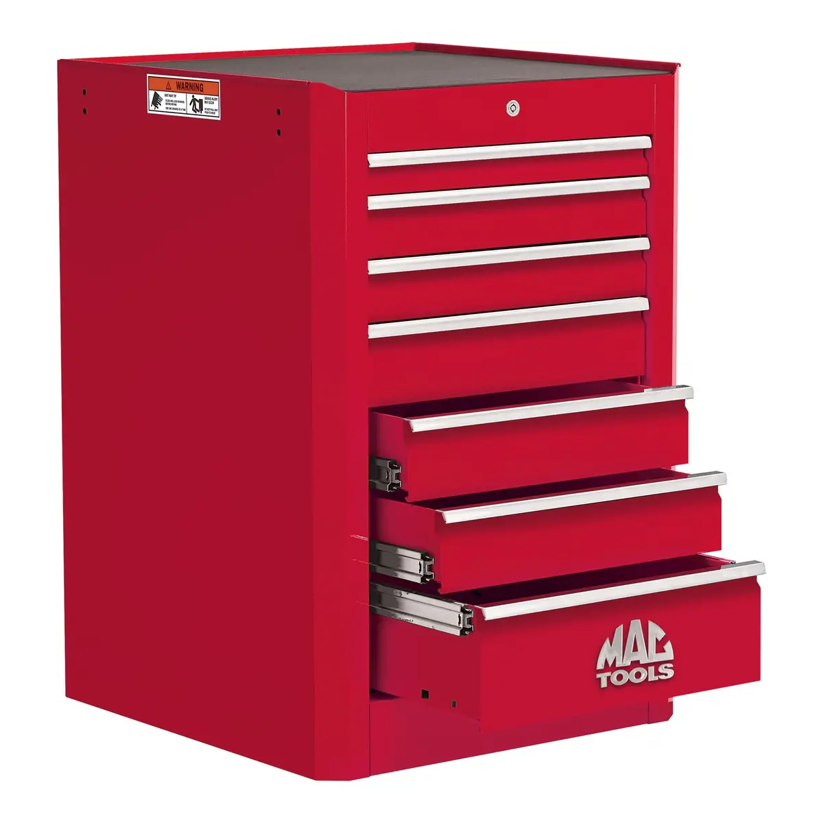 Macsimizer® 7-Drawer Side Box - Firebrick Red 1
