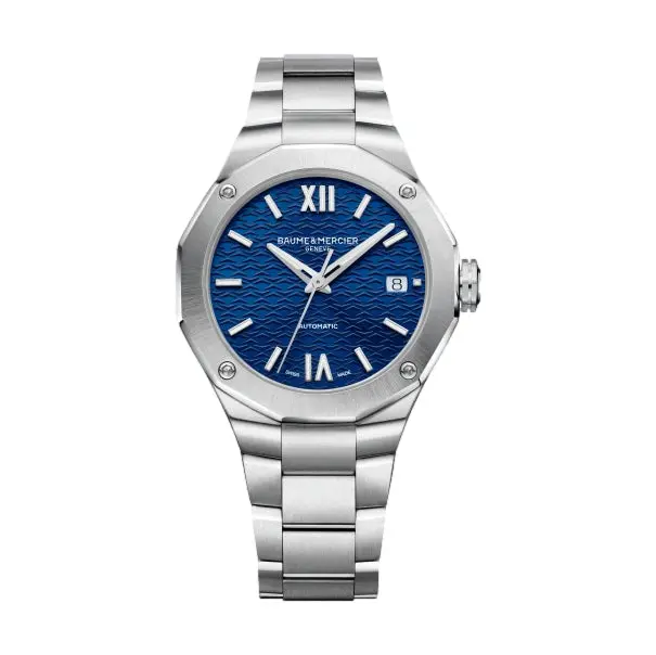 Riviera 10679 Automatic Date 36Mm - Blue On Bracelet 1