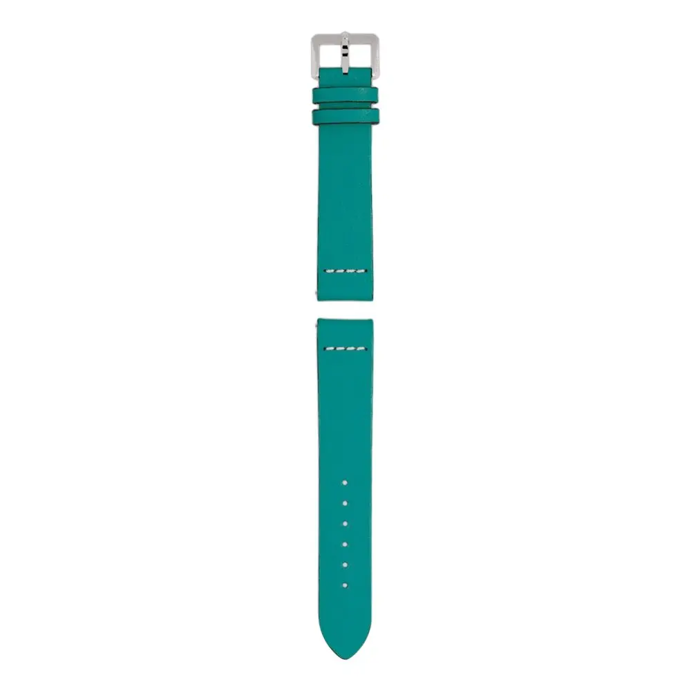 Rado Captain Cook Cyan Leather Strap For 37Mm 1