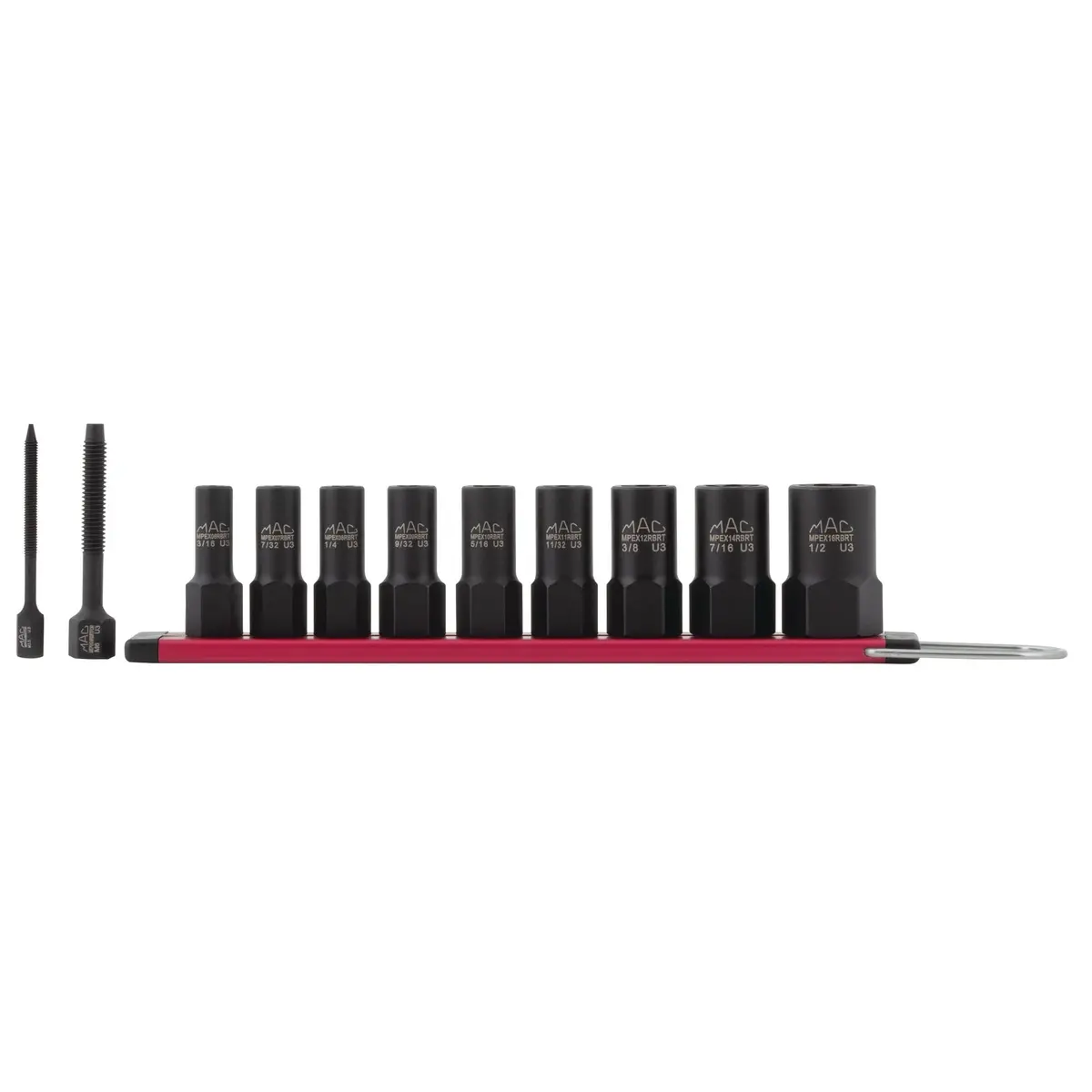 9-Pc. 1/4" Drive R.B.R.T™ Sae Impact Foreign Object Removal (For) Extractor Socket Set 1