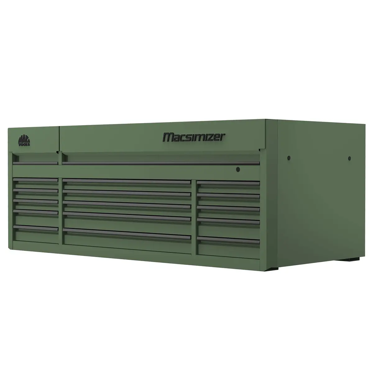 Macsimizer® 15-Drawer Top Chest - Olive Green 1