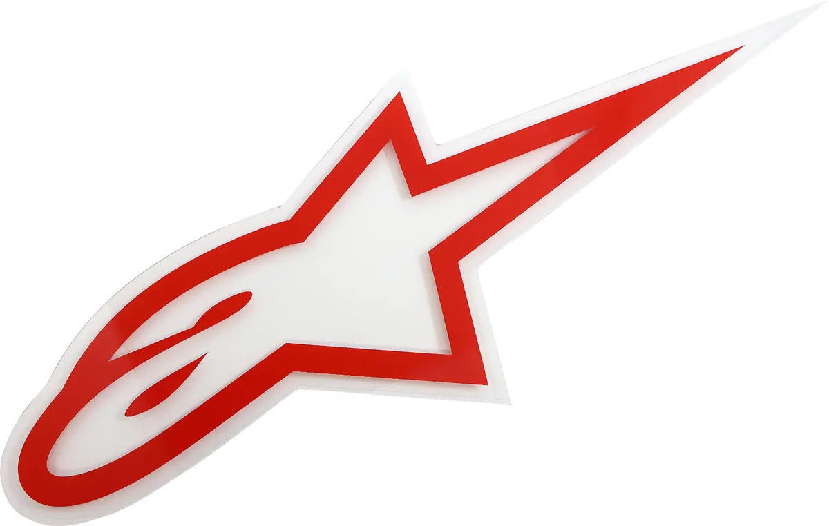 Alpinestars Official Wall-Mount Logo Sign – Durable Acrylic Display (Model 7004217) 1