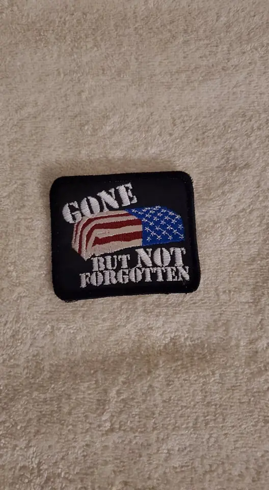 Gone But Not Forgotten Motorcycle Vest Patch 1