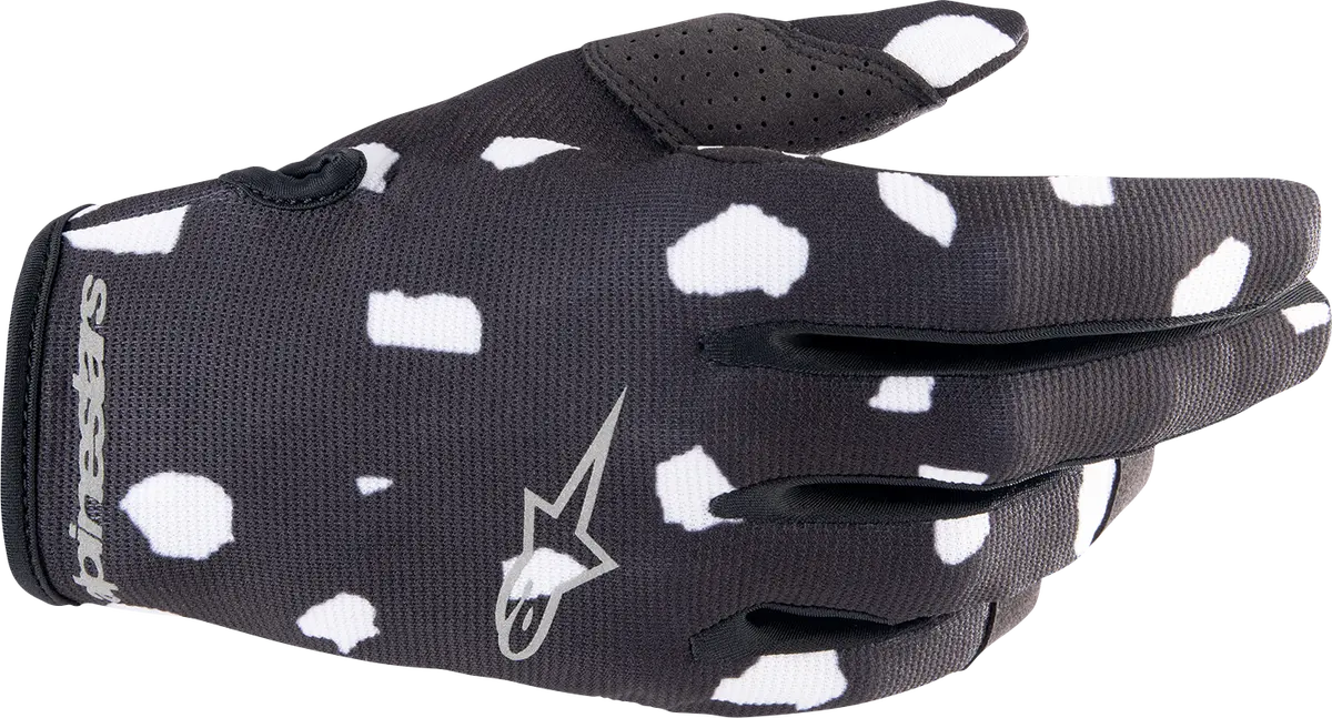 Alpinestars Radar Motorcycle Gloves – Black/White Colorway, Large Size (Model 3561823-12-L) 1