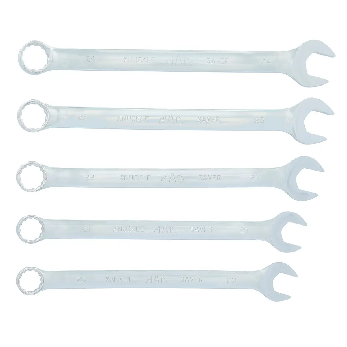5-Pc. Knuckle Saver Metric Combination Wrench Set 1