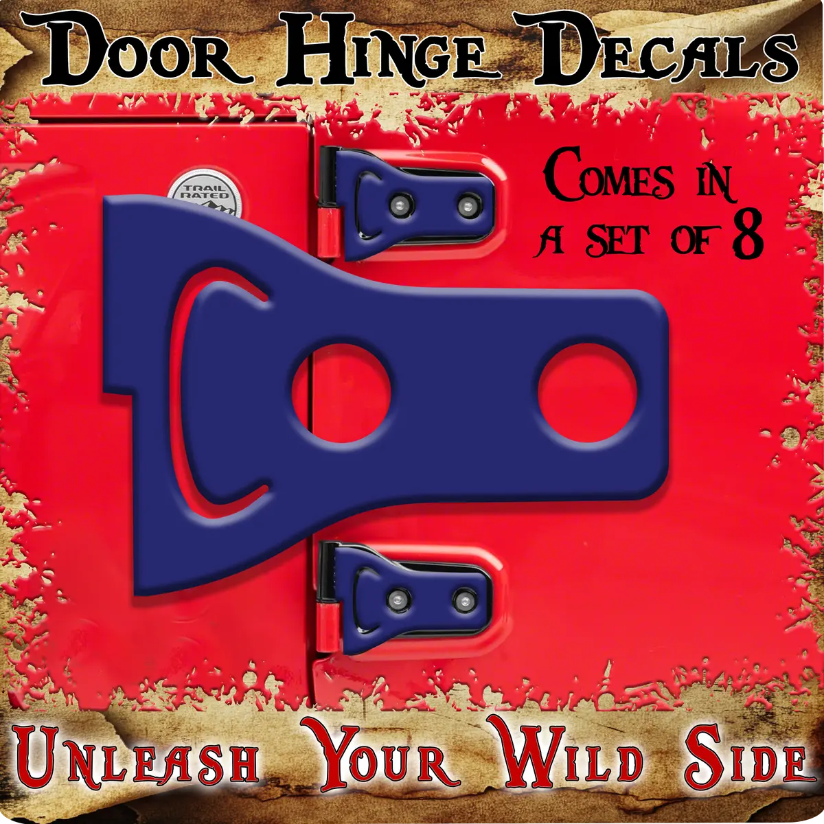 Blue Print Door Hinge Decals 27 1