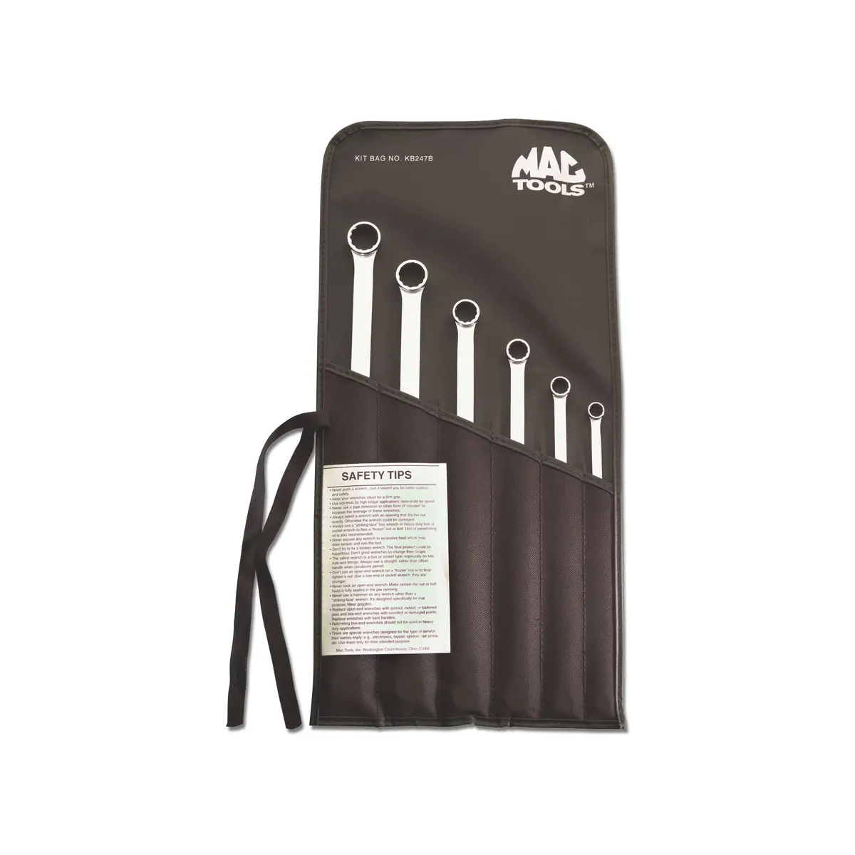 6-Pc. Metric High-Performance Long Double-Box Wrench Set - 12-Pt. 1
