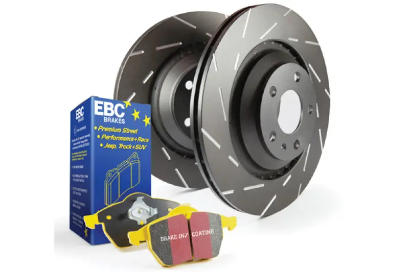 Ebc S9 Brake Kit – Yellowstuff Pads With Usr Slotted & Drilled Rotors 1