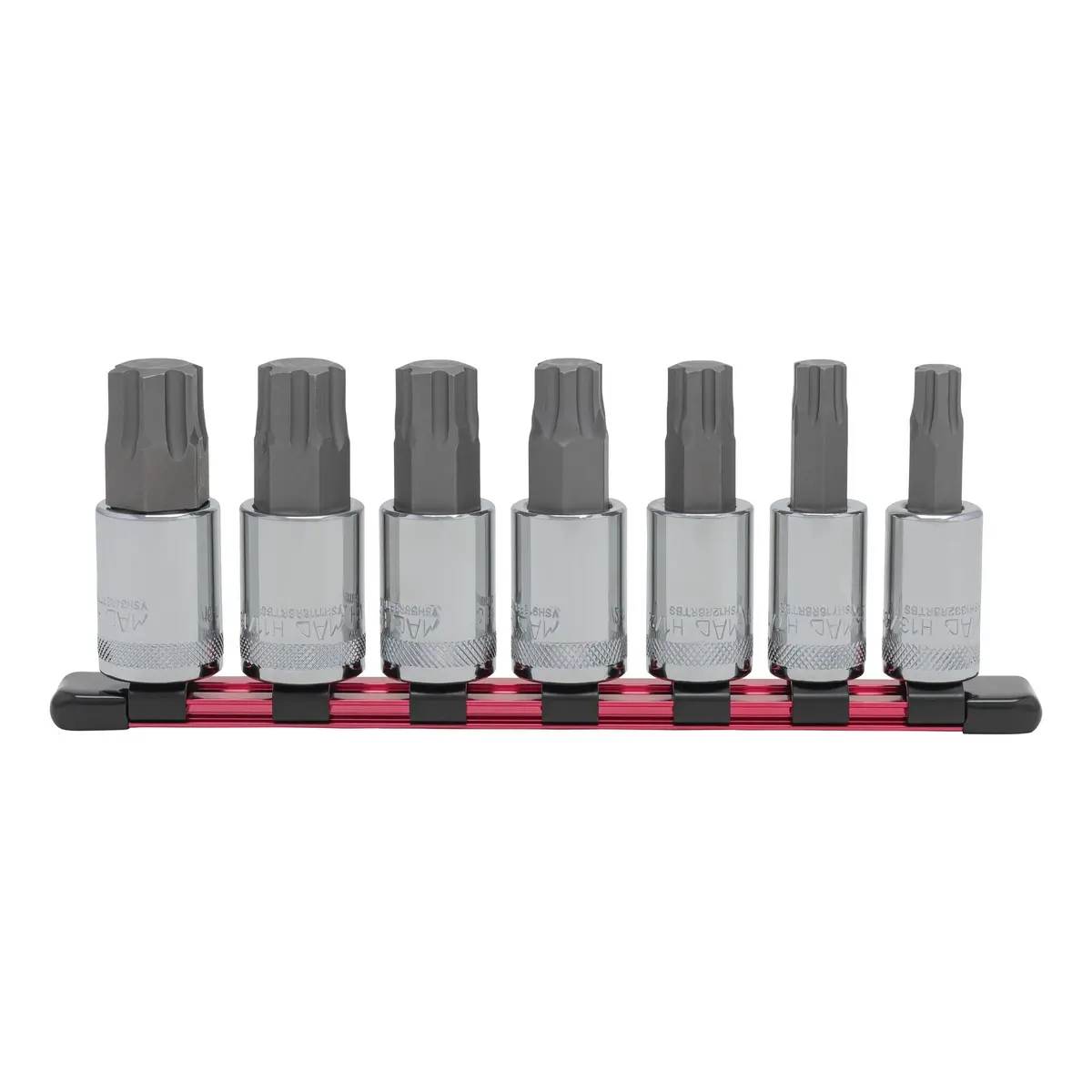 7-Pc. 1/2" Drive R.B.R.T.™ Short Metric Hex Socket Set 1