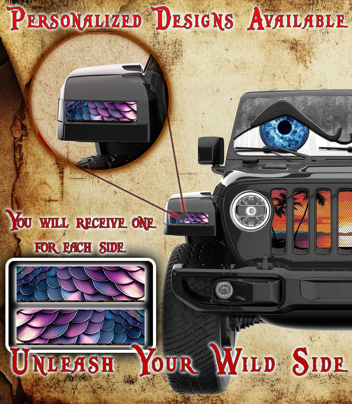 Scales Jl And Gladiator Turn Signal Decal 29 1