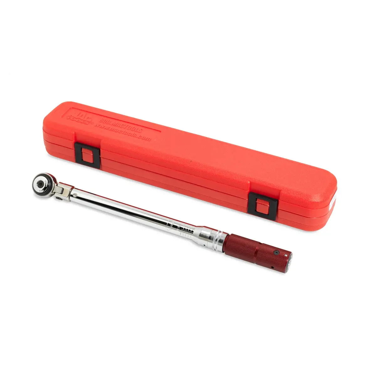 3/8" Drive Flex Round-Head Micro-Adjustable Torque Wrench 10-100 Ft-Lbs. 1