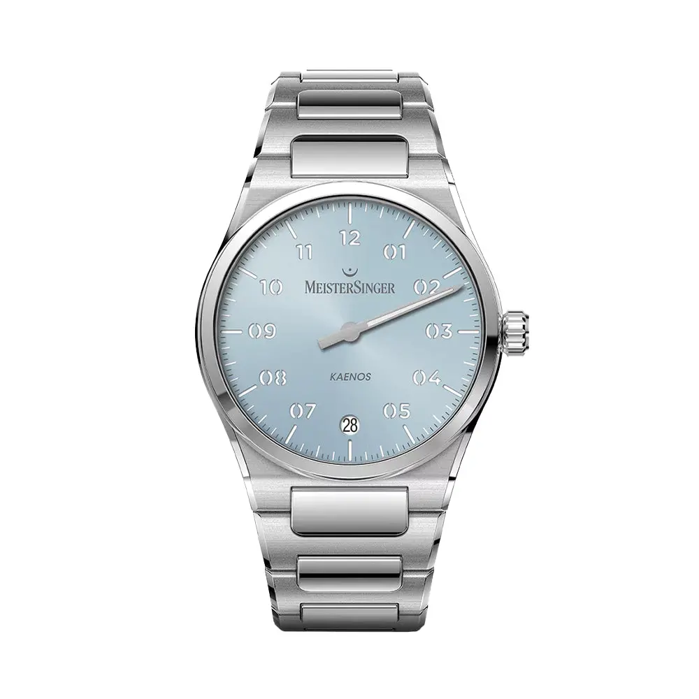 Kaenos 40Mm - Ice Blue On Bracelet 1