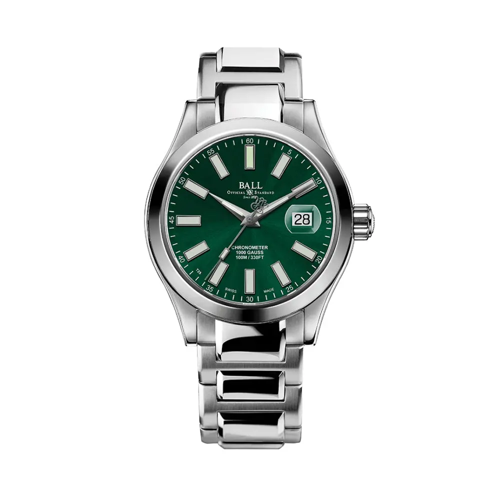 Engineer Iii Marvelight Chronometer 40Mm - Green On Bracelet 1